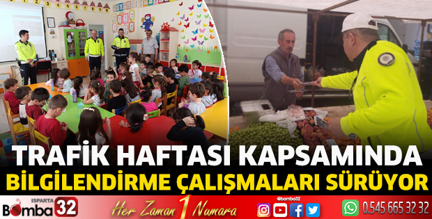 Trafik Haftası çalışmaları devam ediyor