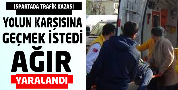 Trafik Kazası 1 Ağır Yaralı