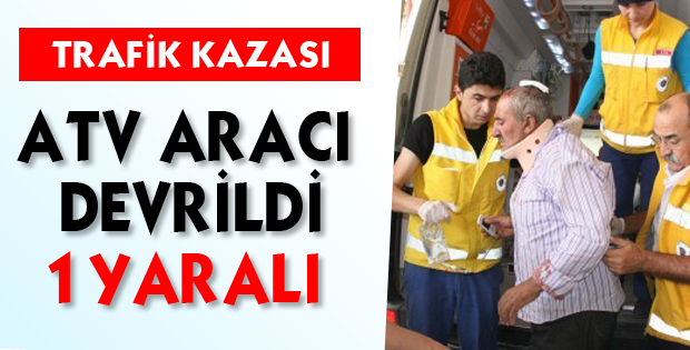 Trafik Kazası: 1 Yaralı
