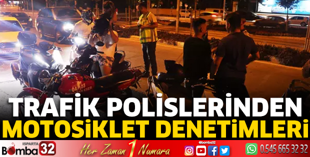 Trafik polislerinden 'motosiklet' denetimi