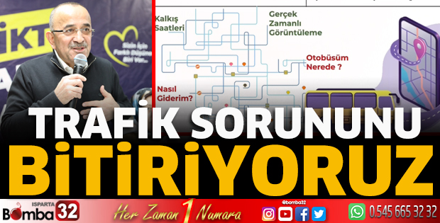 Trafik sorununu bitiriyoruz