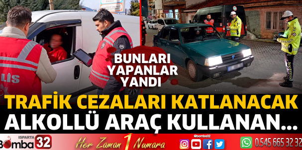 Trafikte bunları yapanlar yandı