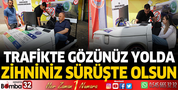 Trafikte gözünüz yolda, zihniniz sürüşte olsun 