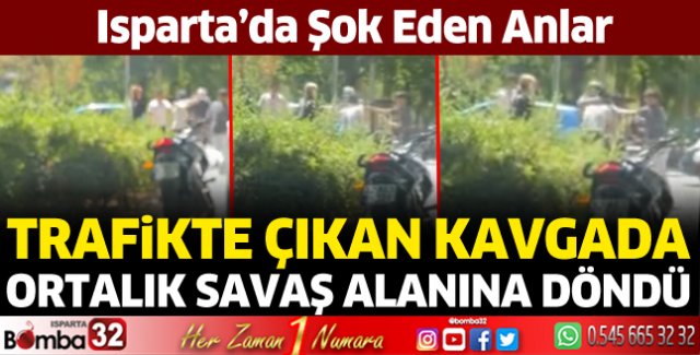 Trafikte kavga