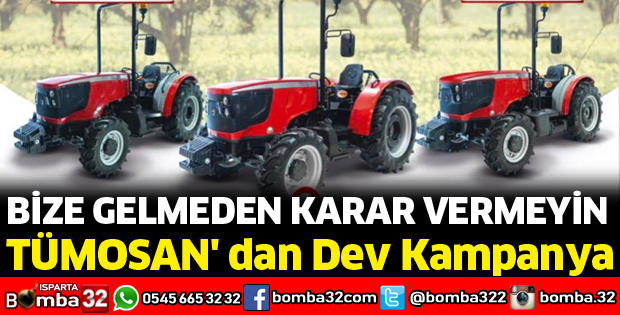 TRAKTÖR TÜMOSAN'DAN ALINIR