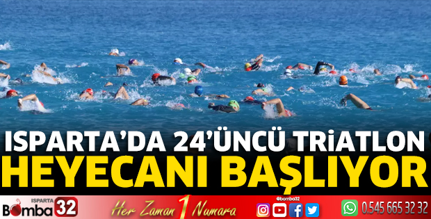 Triatlon yarışmaları başlıyor 