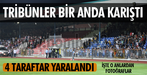 TRİBÜNLER KARIŞTI!
