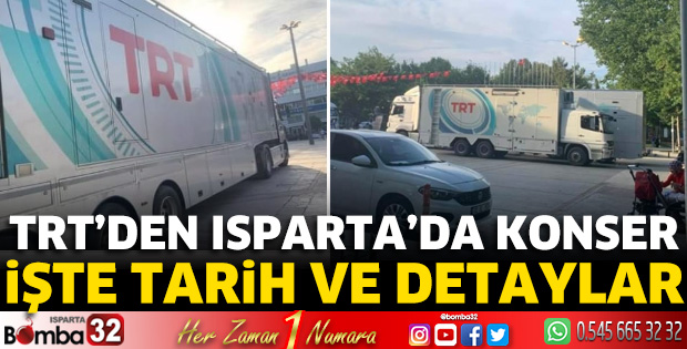 TRT'den Isparta'da Konser