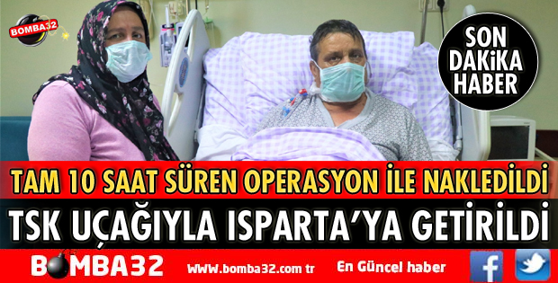 TSK UÇAĞI BU KEZ NAKİL İÇİN HAVALANDI