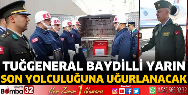 Tuğgeneral Baydilli yarın son yolculuğuna uğurlanacak