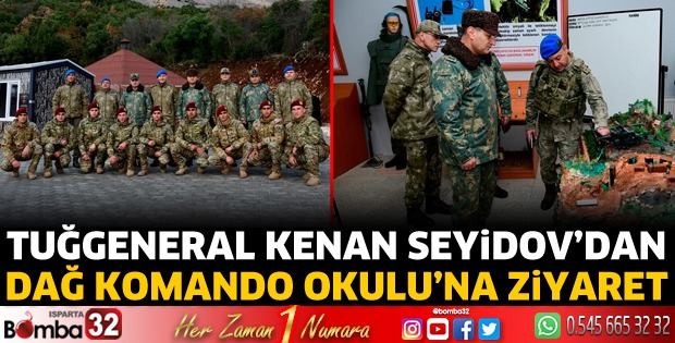 Tuğgeneral Kenan Seyidov, Dağ Komando Okulu’nu ziyaret etti 