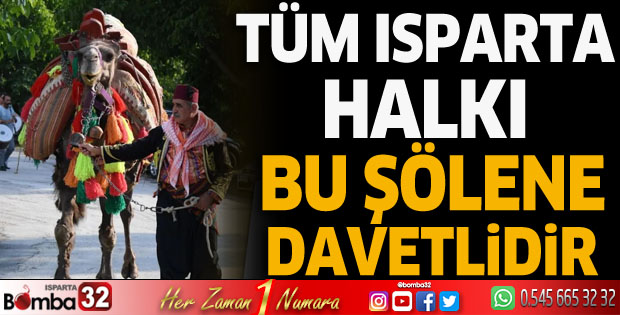 Tüm Isparta halkı davetlidir