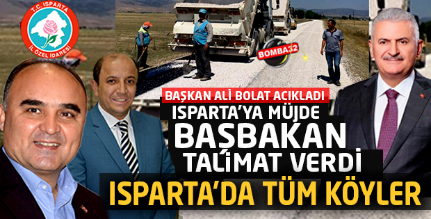TÜM KÖY YOLLARI ASFALTLANACAK!