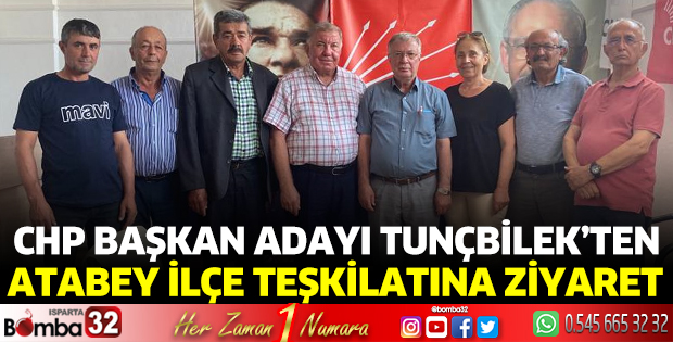 Tunçbilek'ten Atabey İlçe Teşkilatına ziyaret