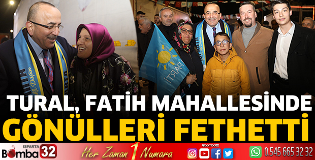 Tural, Fatih’te gönülleri fethetti