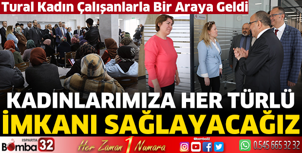 Tural kadın çalışanlarla bir araya geldi