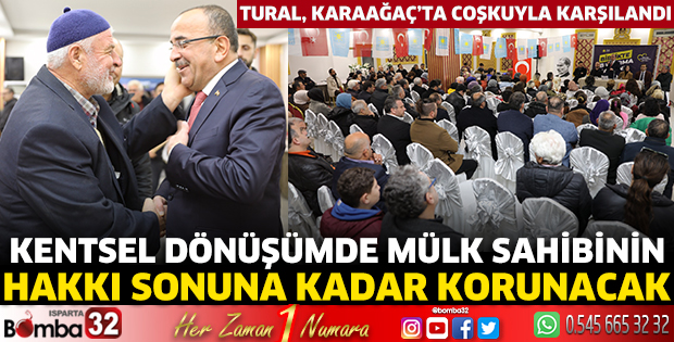 Tural, Karaağaç’ta coşkuyla karşılandı
