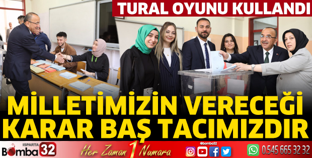 Tural oyunu kullandı 