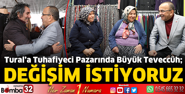 Tural’a tuhafiyeci pazarında büyük teveccüh