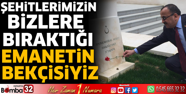 Tural'dan 'Şehitleri  Anma' mesajı