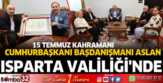 Turgut Aslan Isparta'da
