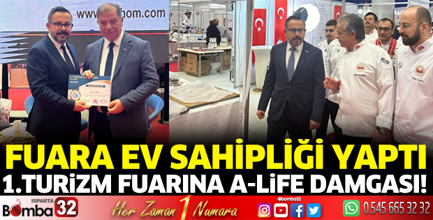 Turizm fuarına A-LİFE DAMGASI!