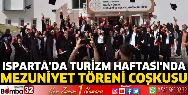 Turizm Haftası'nda mezuniyet töreni