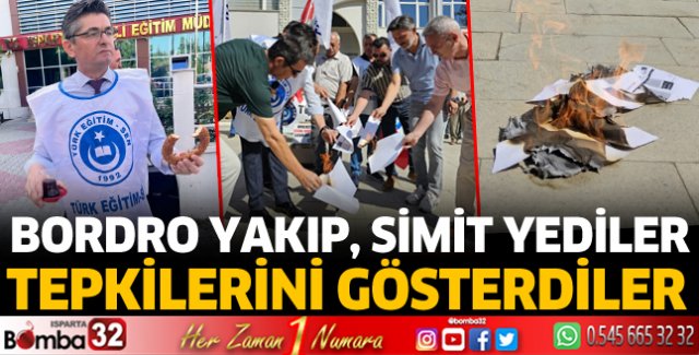 Türk Eğitim Sen üyeleri eylemde 