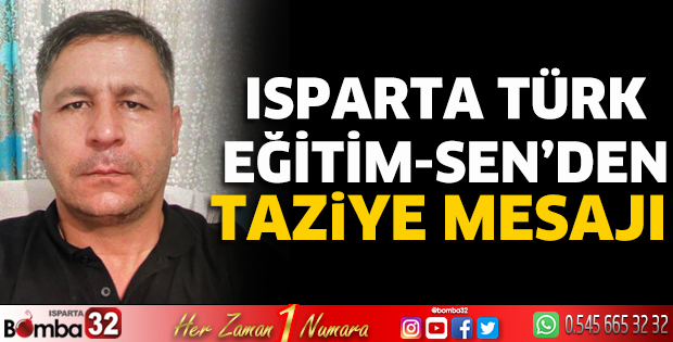 Türk Eğitim- Sen'den taziye mesajı
