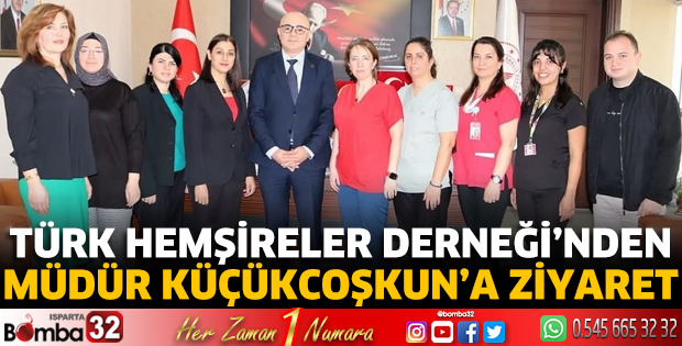 Türk Hemşireler Derneği'nden Küçükcoşkun'a ziyaret