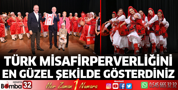 Türk misafirperverliğini en güzel şekilde gösterdiniz