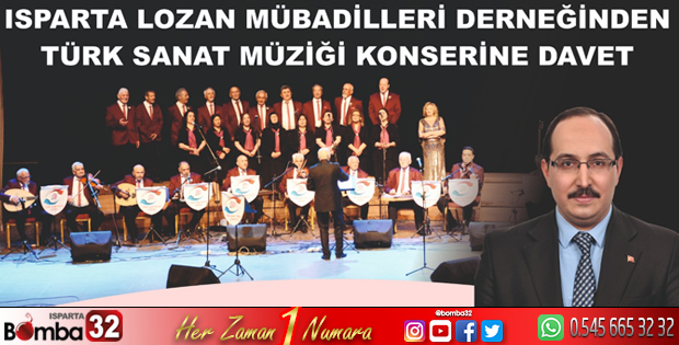 Türk Sanat Müziği konserine davet