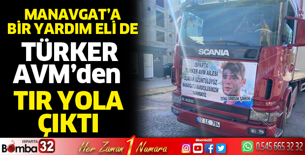Türker AVM'den Manavgat'a yardım eli