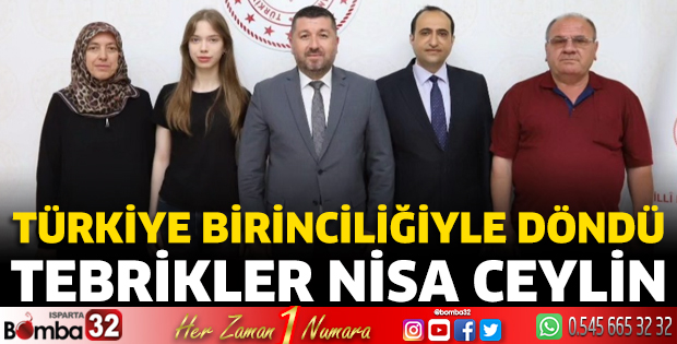 Türkiye birinciliğiyle döndü