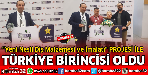 TÜRKİYE BİRİNCİSİ OLDU