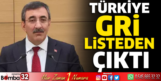 Türkiye, gri listeden çıktı