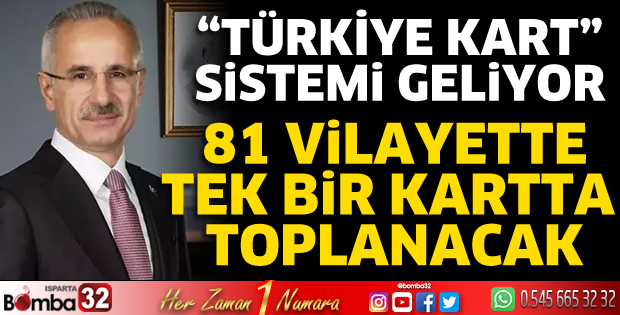 Türkiye Kart sistemi geliyor
