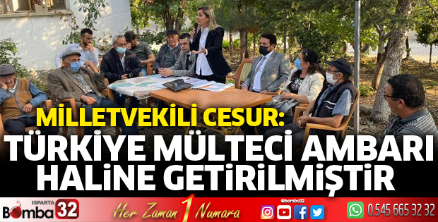 Türkiye mülteci ambarı haline getirilmiştir
