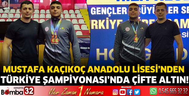 Türkiye Şampiyonası’nda Çifte Altın!