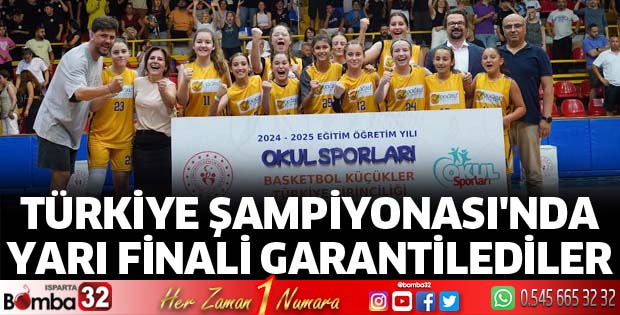 Türkiye Şampiyonası'nda yarı finali garantilediler