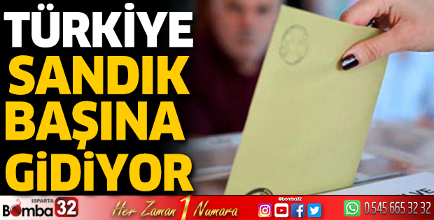 Türkiye sandığa gidiyor