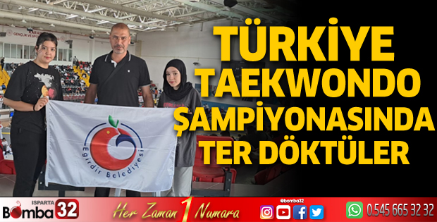 Türkiye Taekwondo Şampiyonası'nda ter döktüler
