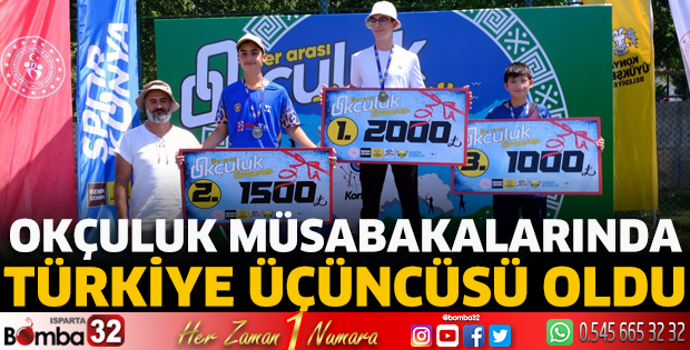 Türkiye üçüncüsü oldu