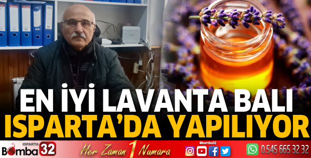 Türkiye’de en iyi lavanta balı Isparta’da yapılıyor
