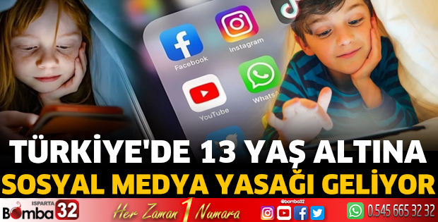 Türkiye'de 13 yaş altına sosyal medya yasağı geliyor