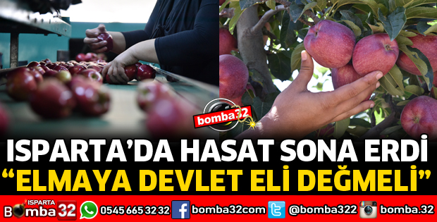 TÜRKİYE'NİN ELMA DEPOSU ISPARTA'DA REKOLTE 700 BİN TON