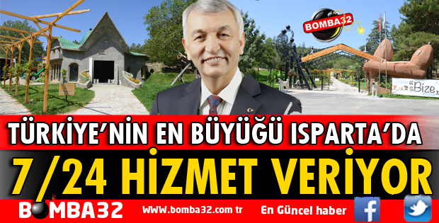 TÜRKİYE'NİN EN BÜYÜK MERKEZİ ISPARTA'DA HİZMET VERİYOR