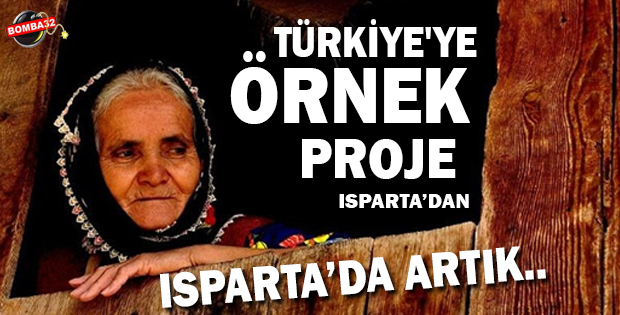 Türkiye'ye örnek proje Isparta'dan