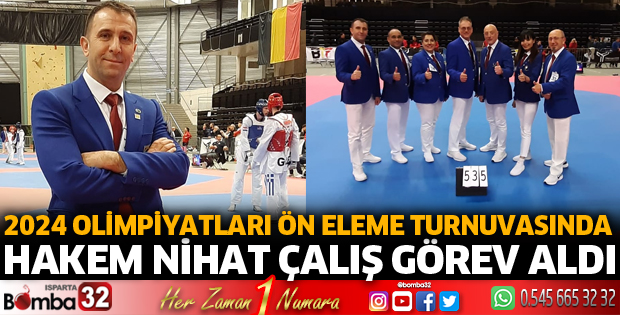 Turnuvada hakem Nihat Çalış görev aldı