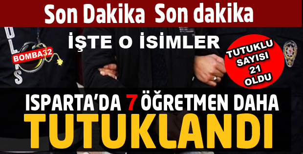 TUTUKLANAN ÖĞRETMEN SAYISI 21 OLDU